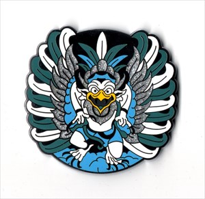 Mystic Garuda Geocoin - Eisvogel front