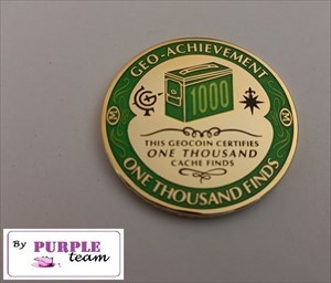 Purple_Team - Achievement 1000 caches