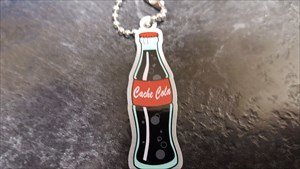 Cache Cola Travel Tag Front