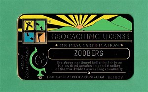 Zooberg&#39;s Geocaching License