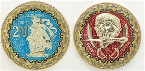 Corsair Legends - George Lowther Geocoin - Silver