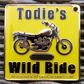 Todie&#39;s Wild Ride geocoin