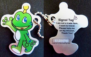 Hiking Signal the Frog