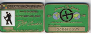 Jackeroo99&#39;s Geocacher Lizenz