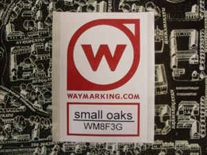 Waymarking sticker