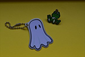 BOO-mer The Ghost Travel Tag