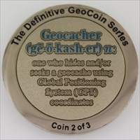 The Definitive Geocoin Series #2 Geocacher Nickel 