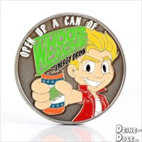 Open a Can of Whoop Cache Geocoin antik silber fro