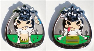 Cow Tipping Geocoin