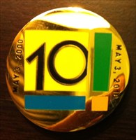 mini Geo-coin 10 years anniversary