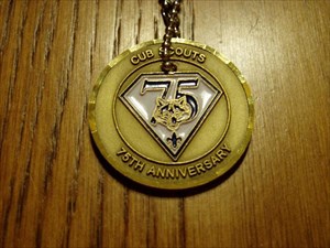 75 years of Cub Scout Coin