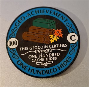 100 hides geocoin