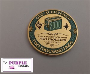 Purple_Team - Achievement 2000 caches