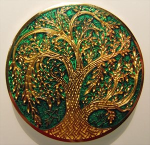 Tree of life coin front