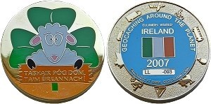 Ellandel&#39;s Ireland 2007 Geocoin