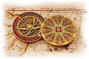 2009 Compass Rose geocoin