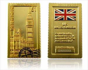 Big Ben London Stamp, UK