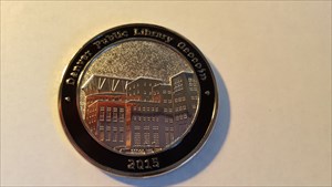 Denver Public Library Geocoin