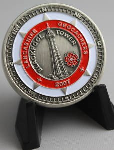 Blackpool Tower Geocoin front