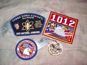 Troop 1012 jamboree patches