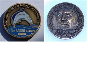 Archimedes1&#39;s Save the Dolphins Geocoin