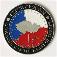 Czech Heart of Europe Geocoin