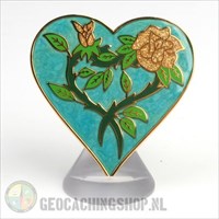 Heart n Rose Geocoin Optimism Edition front