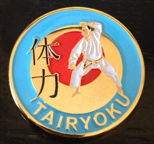 Tairyoku Karate Geocoin front