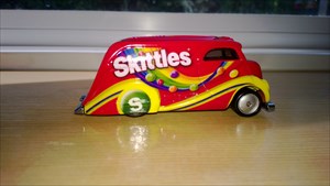 &quot;Toby One&quot;  Skittles van--His favorite candy!