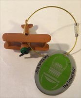 bi-plane TB  with green dog tag