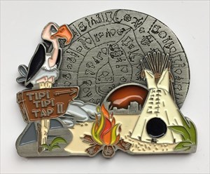 LordT&#39;s Tipi Tipi Tap II Geocoin Front