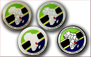 First Tansania GeoCoin - SET