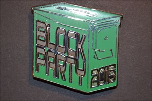 2015 Block Party Ammo Can Geocoin