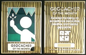 Geocacher of the Month Geocoin