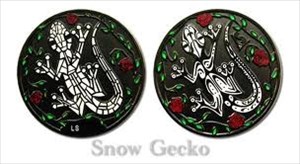 Gecko Geocoin - Snow Gecko Edition