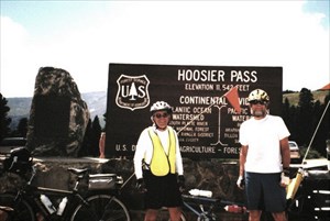 Crossing Over Hoosier Pass in 2000