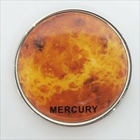 Star Crazy Mercury Geocoin front