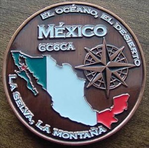 Mexico Geocoin 