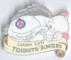 Cachin Cats Tribute Angel - silber matt