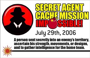 Secret Agent Cache Mission Impossible