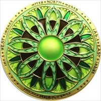 Lotus Compass Geocoin - Osiris 