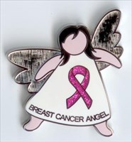 Breast Cancer Angel Geocoin
