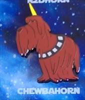 Einhorn Wars Geocoin - ChewbaHorn