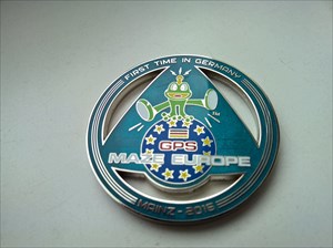 GPS Maze Europe Mainz 2015 blue-silver