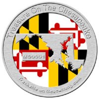 Maryland Geocoin: Front