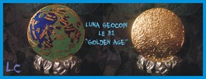 LUNA Geocoin - Golden Age Edition