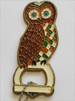 alterschwede46&#39;s mosaic owl bottle opener