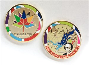Canada 150 Geocoin