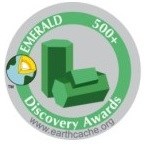 luzzi1971&#39;s EarthCache Discovery Award Tag Emerald
