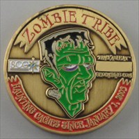 Zombie Tribe Geocoin